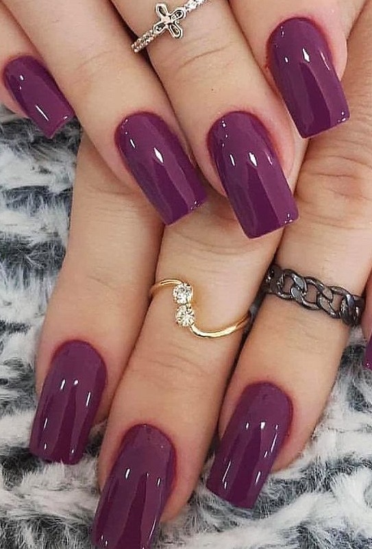 Superior And Graceful Pure Color Nails nails, nail design,pure color nails,nail art