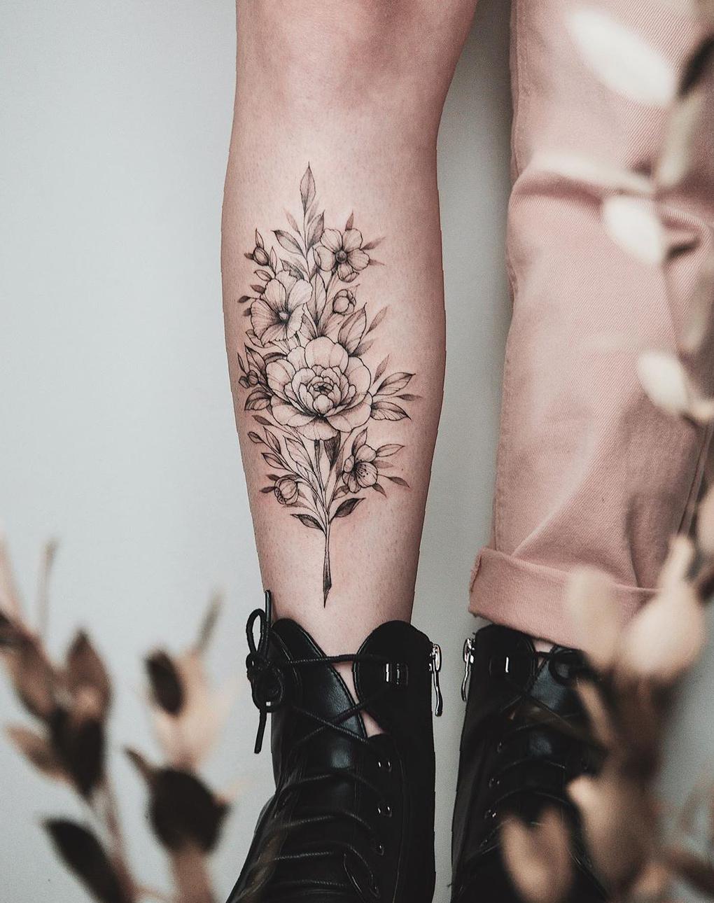 Best Leg Tattoo Idea Images for Women - SooShell