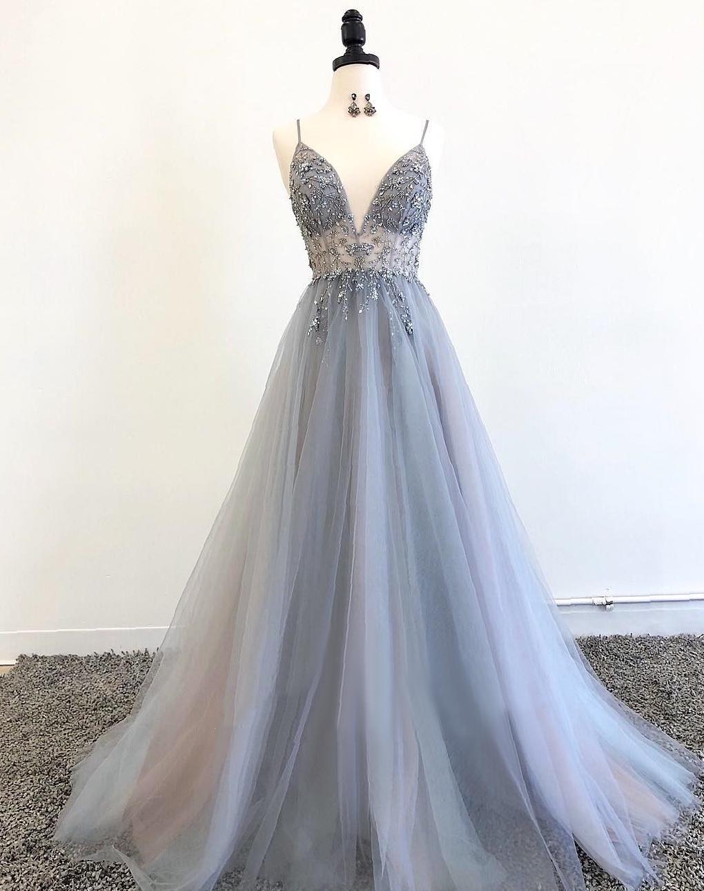 Elegant yarn long evening dress makes you exquisite and attractive prom dress, evening dress, fashion, dress style