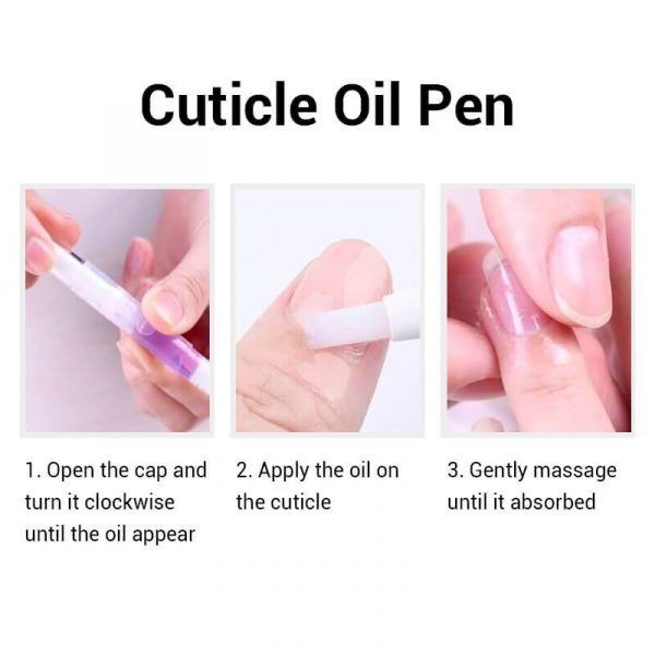 4PCS 5ml Nail Cuticle Oil Pen Manicure Soften Pen VT202314 - Vettsy