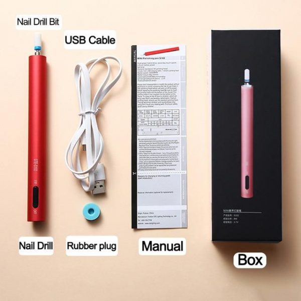 Led Mini Nail Drill Pen Bits VT202216 - Vettsy