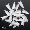 100PCS/Pack Natural /Clear/White Stiletto Sharp False Nail Tips VT202043 - Vettsy