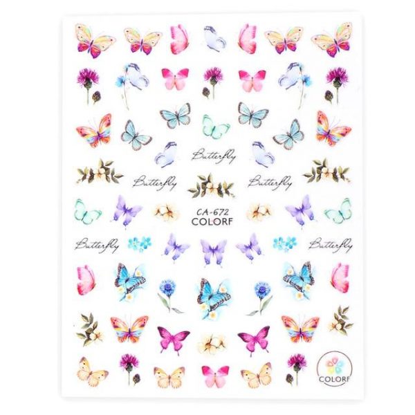 1pcs Butterfly Letter Stickers VT202255 - Vettsy