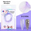 6 bag/set Fluorescent Holographic Fiberglass VT202293 - Vettsy