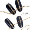 1m Nail Art Alloy Metal Chains Gold 3D Charms Decoration VT202058 - Vettsy